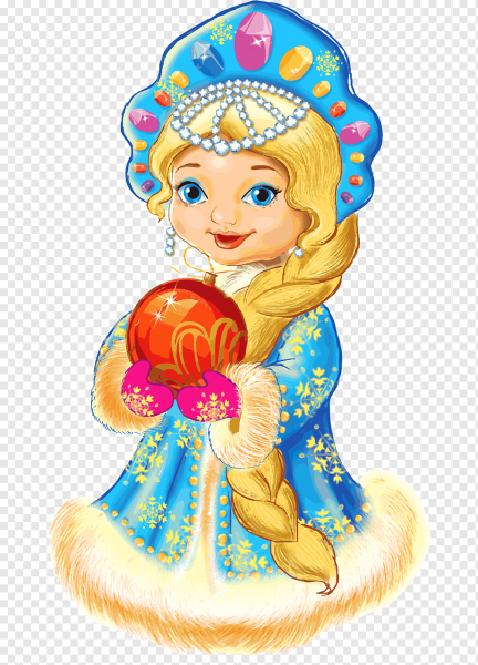 Раскраска "Снегурочка"