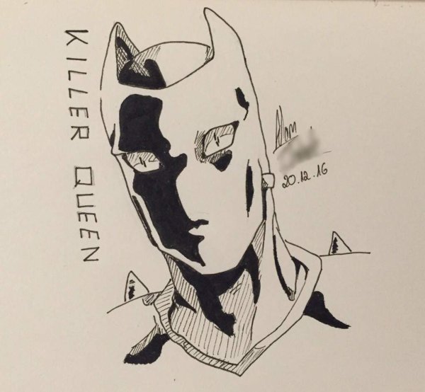 Киллер Квин Джоджо рисунок