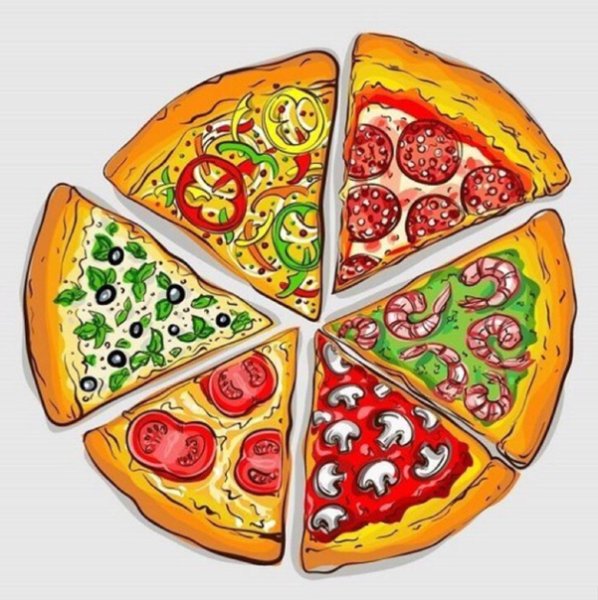 Пицца рисунок