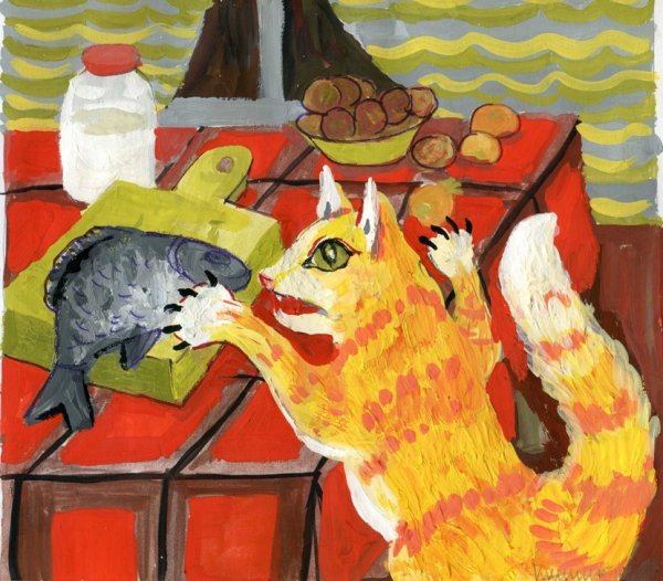 Сказка кот ворюга Паустовский