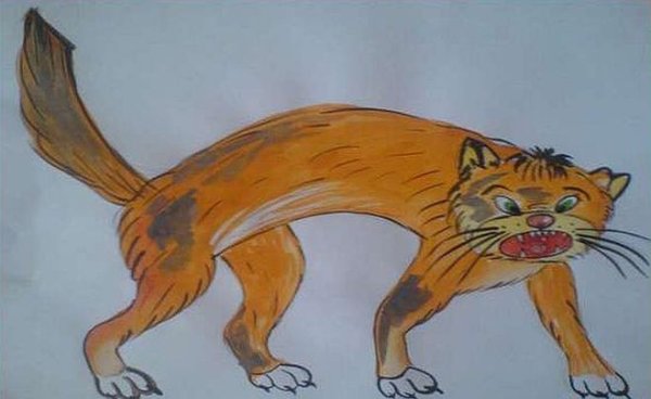 Рыжий кот хулиган