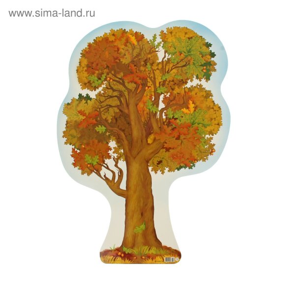 Плакат вырубной "клен