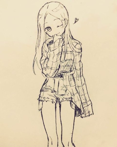 Рисовать девушку в полный рост