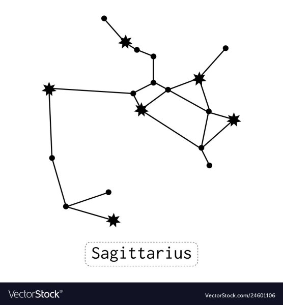 Стрелец Созвездие схема