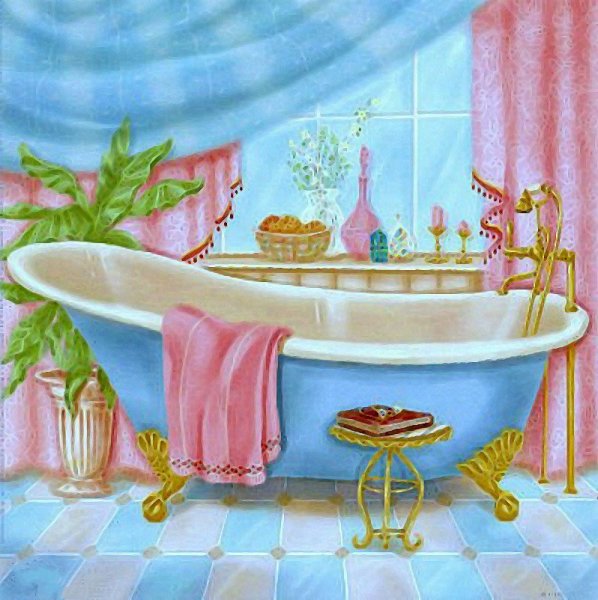 Мультяшная ванная комната