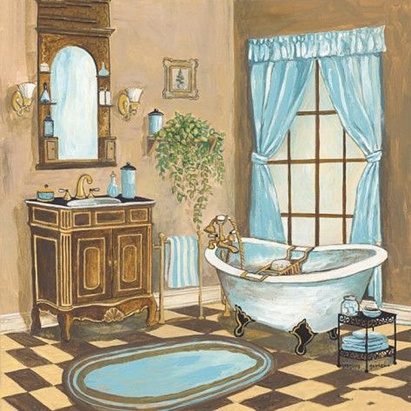 Ванная иллюстрация