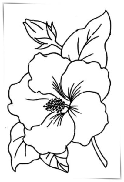 Трафареты цветов для рисования