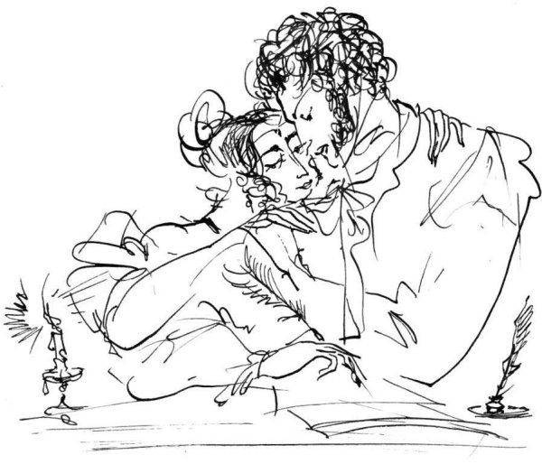 Рисунки Пушкина Автопортреты