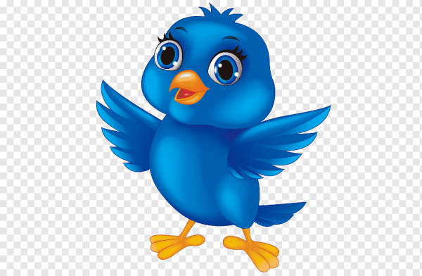 Птичка мультяшная