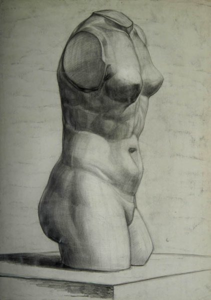 Туториал торс сбоку