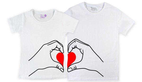 Парные принты на футболки