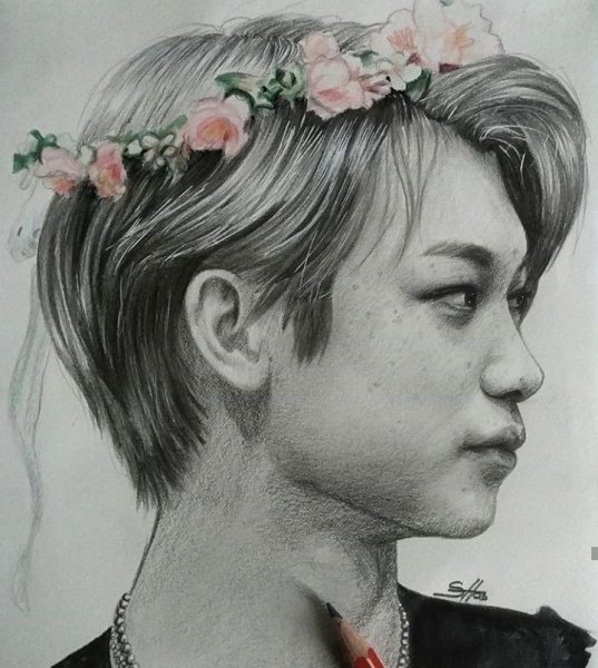 Феликс Stray Kids рисунок