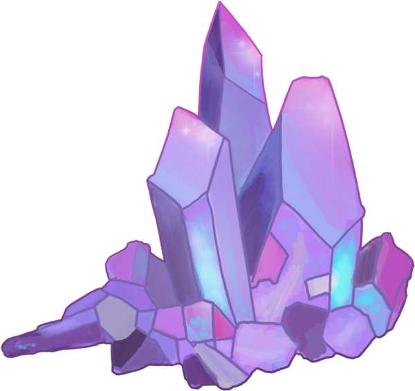 Кристалл кварца 2д