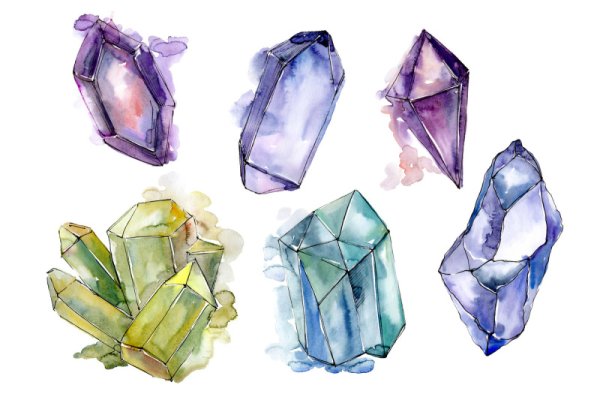 Стикеры "Кристалл"