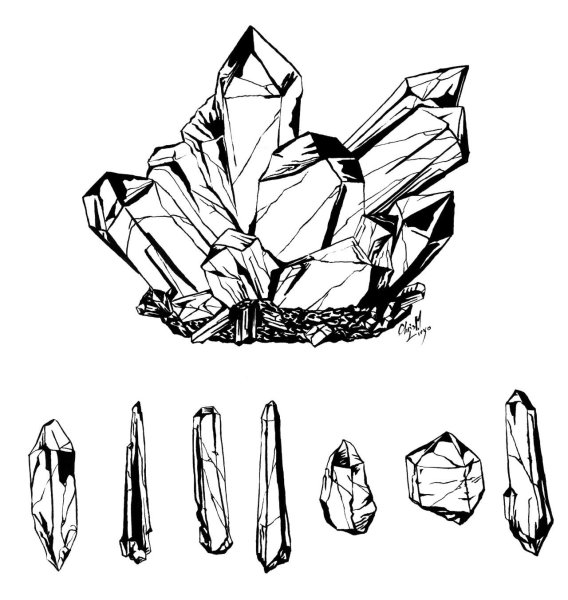 Рисование кристаллов