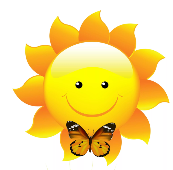 Солнышко улыбается