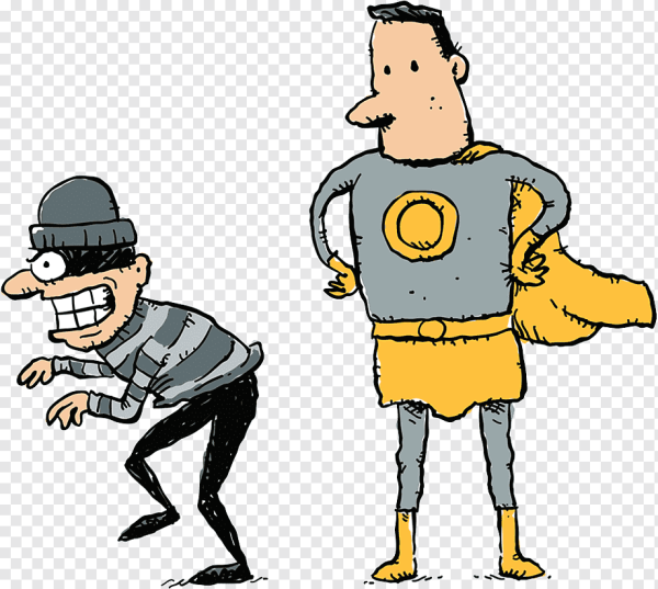 Пойманный вор мультяшный