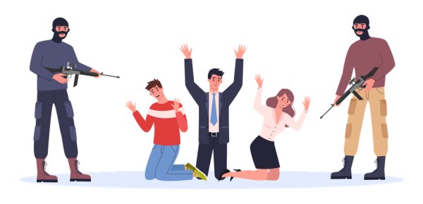 Терроризм захват людей