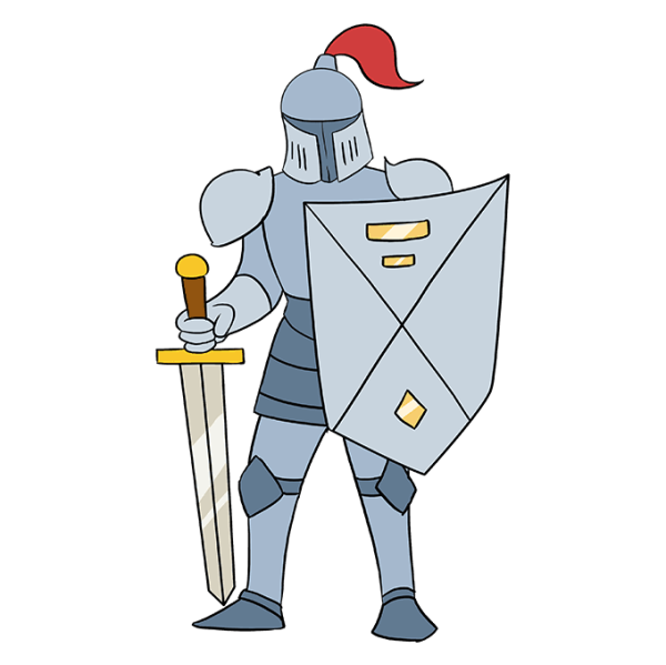 Рыцарь рисунок