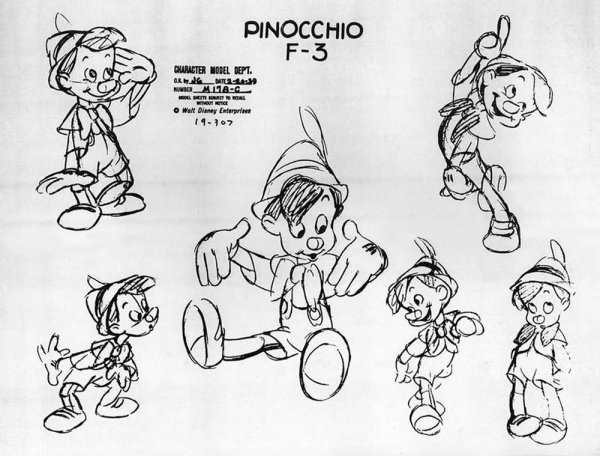 Пиноккио Дисней персонажи