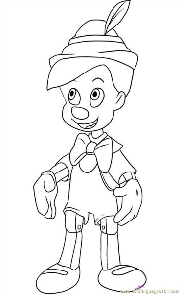 Буратино чб