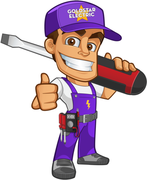 Мультяшные электромонтер