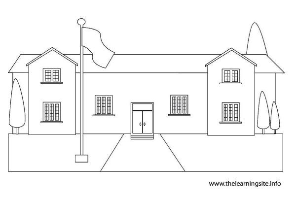 Графический эскиз здания