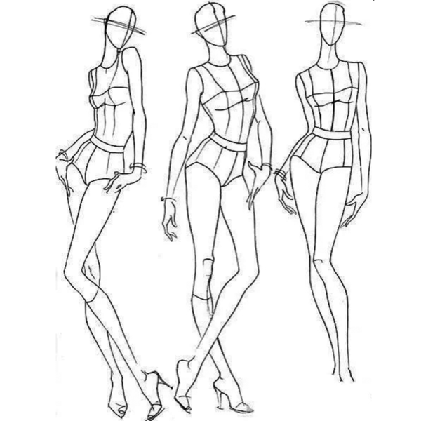 Контурное изображение города