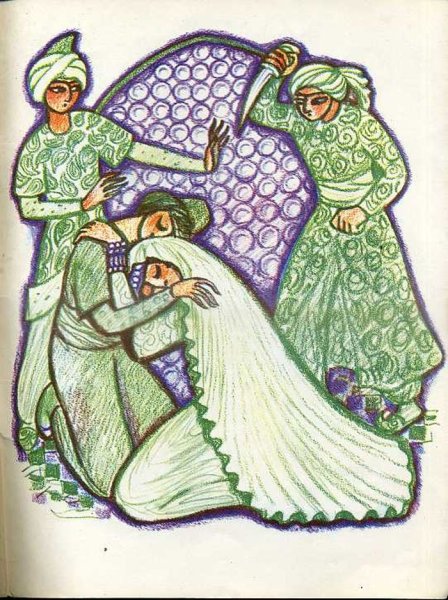 Ашик Кериб иллюстрации