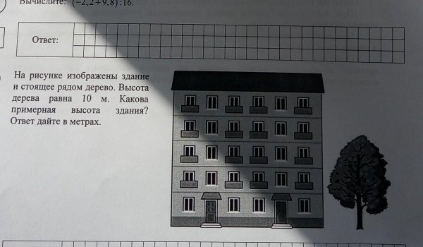 Найдите площадь изображенной фигуры