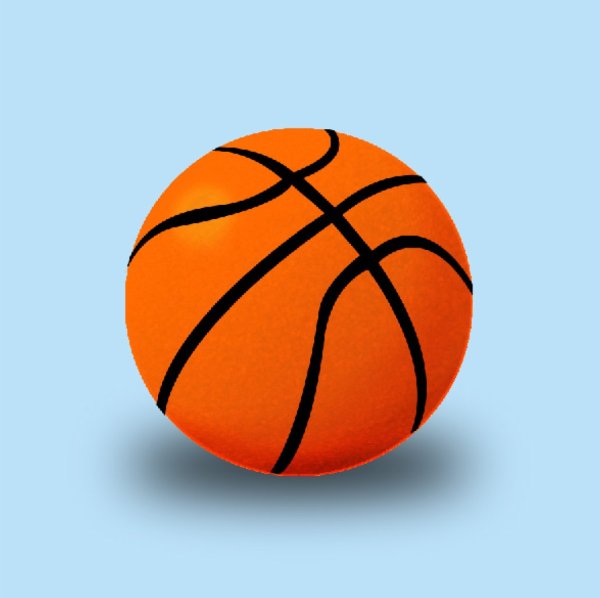 Баскетбольный мяч рисунок