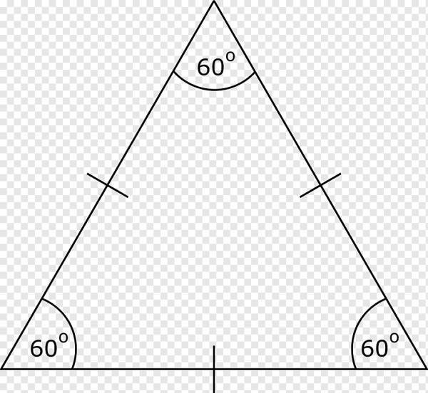 Равносторонний треугольник чертеж