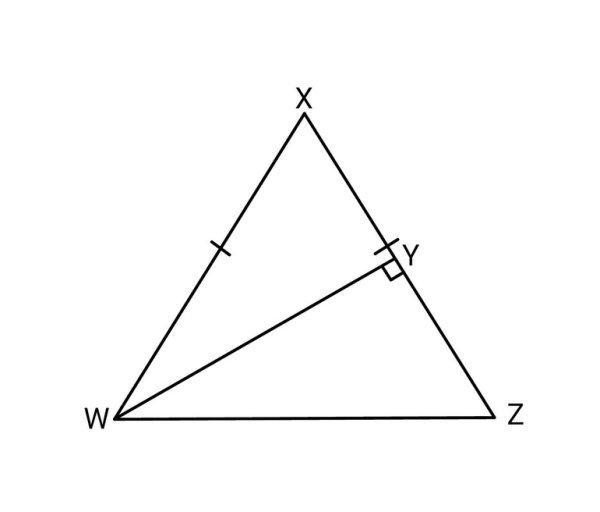 Вершина равнобедренного треугольника