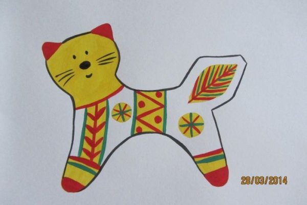 Филимоновская и Каргопольская игрушка рисунок