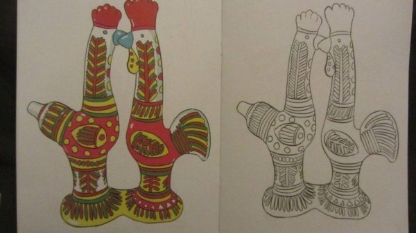 Филимоновские игрушки. (Абрамова л.в., Слепцова и.ф., стр.16)