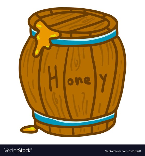 Бочонок меда вектор