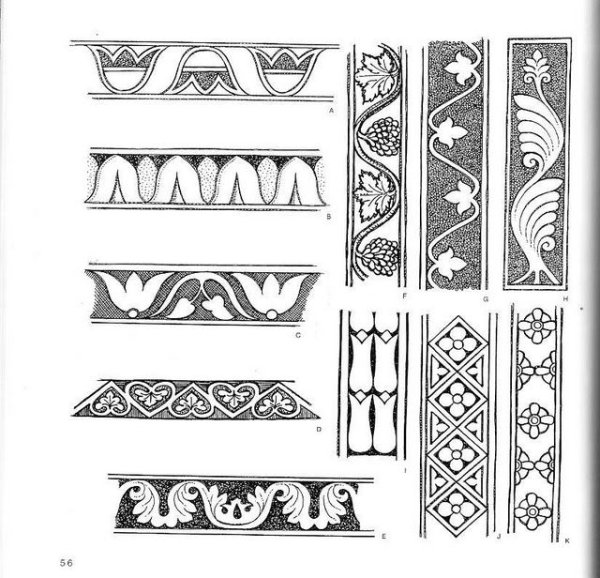 Растительный орнамент Византия