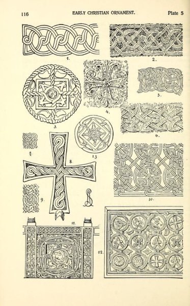 Византийский орнамент плетенка