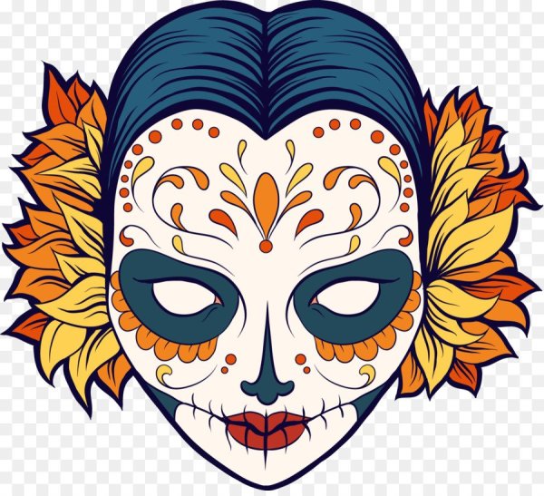 Calavera Catrina маска