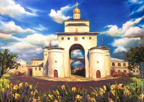 Золотые ворота во Владимире живопись