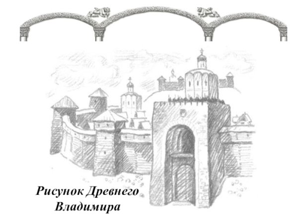 Золотые ворота во Владимире чертежи