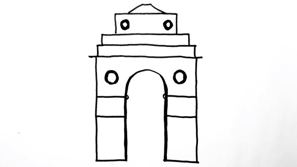 Золотые ворота раскраска