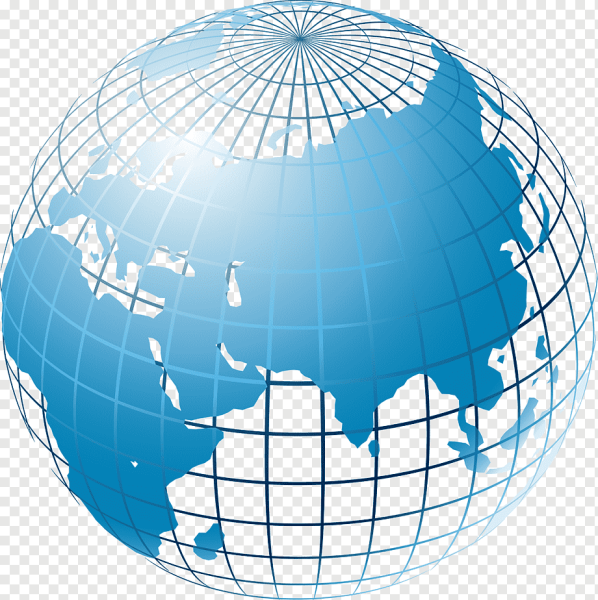 Векторное изображение глобуса