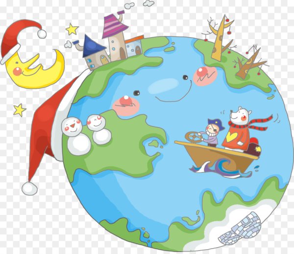 Земля мультяшная