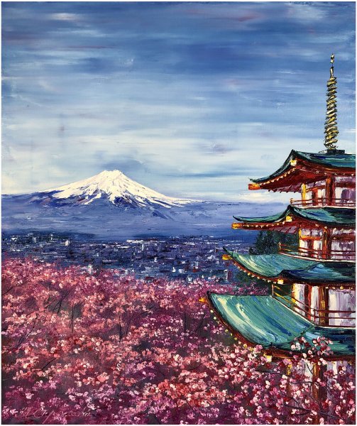 Японский художник Коукей Кодзима Япония живопись