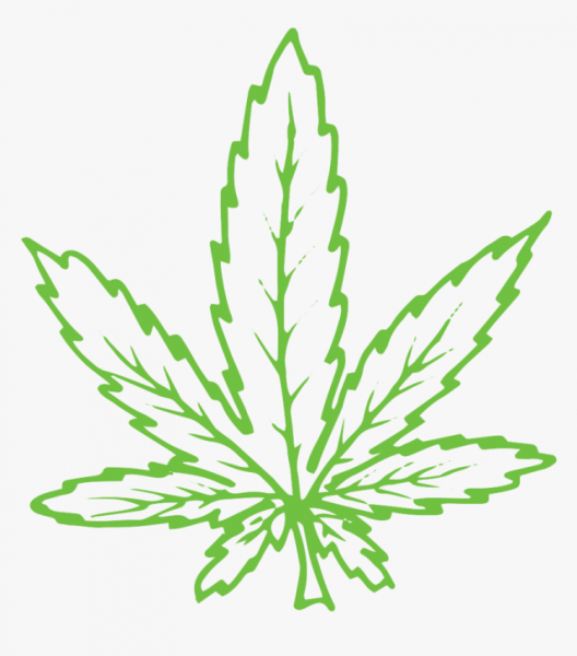 Лист канабиса мультяшка