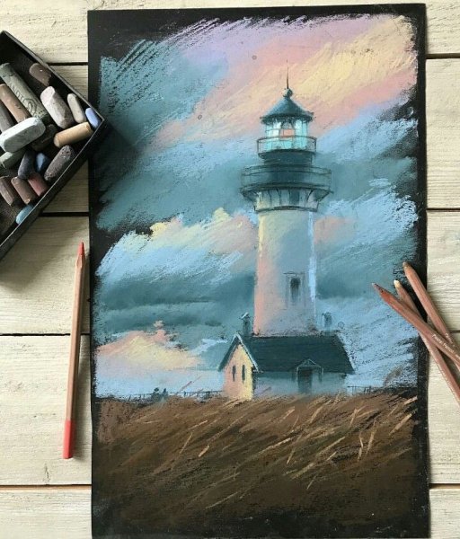 Картины масляной пастелью