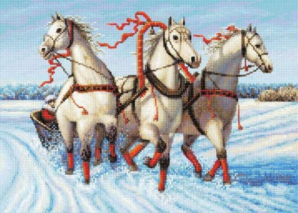 Дед Мороз на санях