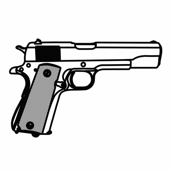 Нарисовать пистолет