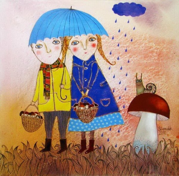 Анна Силивончик художник картины осень